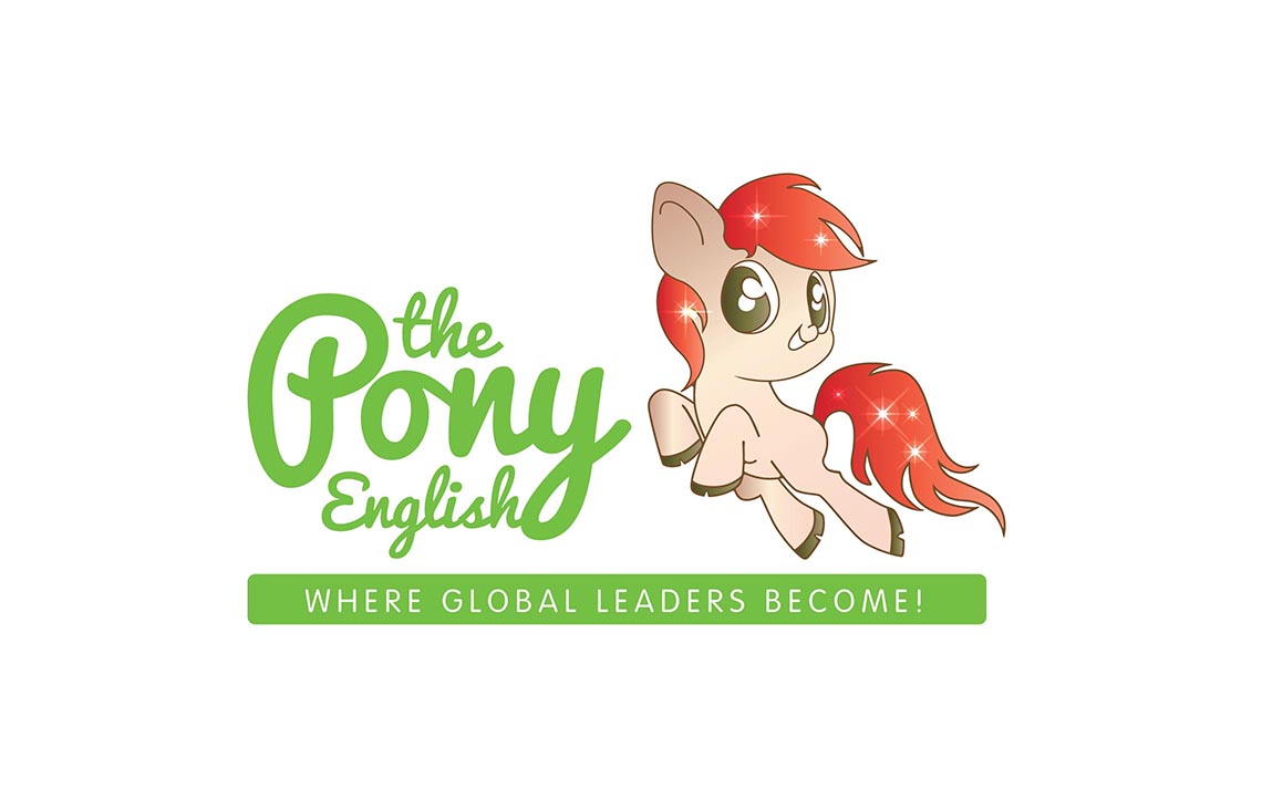 Pony - Thiết kế logo, bộ CIP cho trung tâm tiếng anh trẻ em Pony